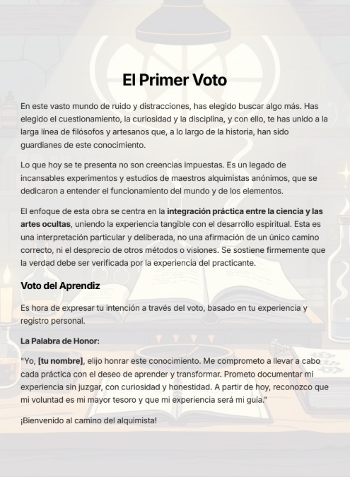 Manual Del Alquimista - Andoni Juan Vazquez Ciamaco